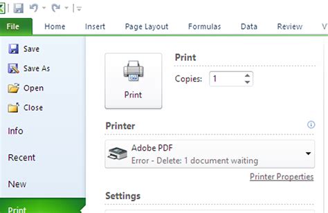 adobe print to pdf not working.